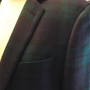 🍁❄️ Black watch plaid blazer